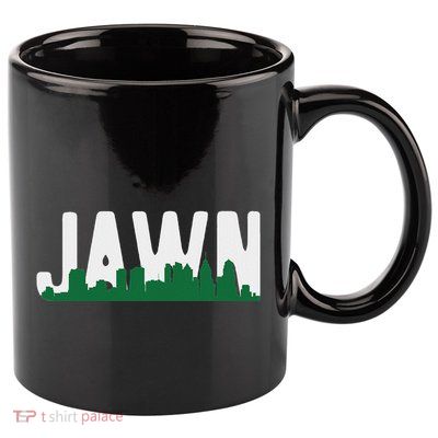 Jawn Philadelphia Pride Slang City Skyline Local Love 11oz C Handle Ceramic Mug