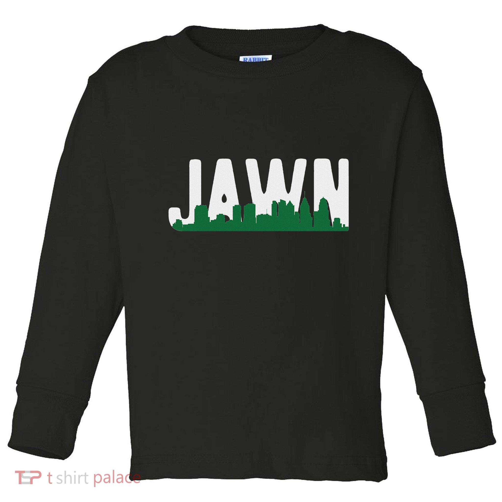 Jawn Philadelphia Pride Slang City Skyline Local Love Toddler Long Sleeve Shirt