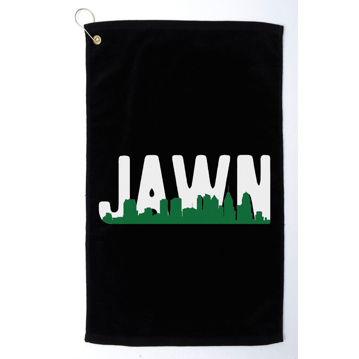 Jawn Philadelphia Pride Slang City Skyline Local Love Golf Towel