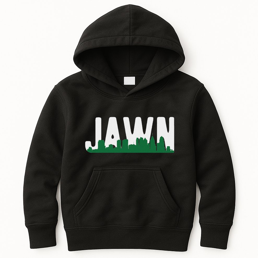 Jawn Philadelphia Pride Slang City Skyline Local Love Kids Hoodie