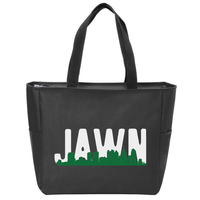 Jawn Philadelphia Pride Slang City Skyline Local Love Zip Tote Bag