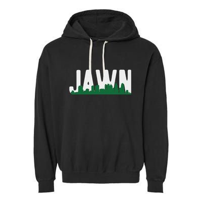 Jawn Philadelphia Pride Slang City Skyline Local Love Garment-Dyed Fleece Hoodie