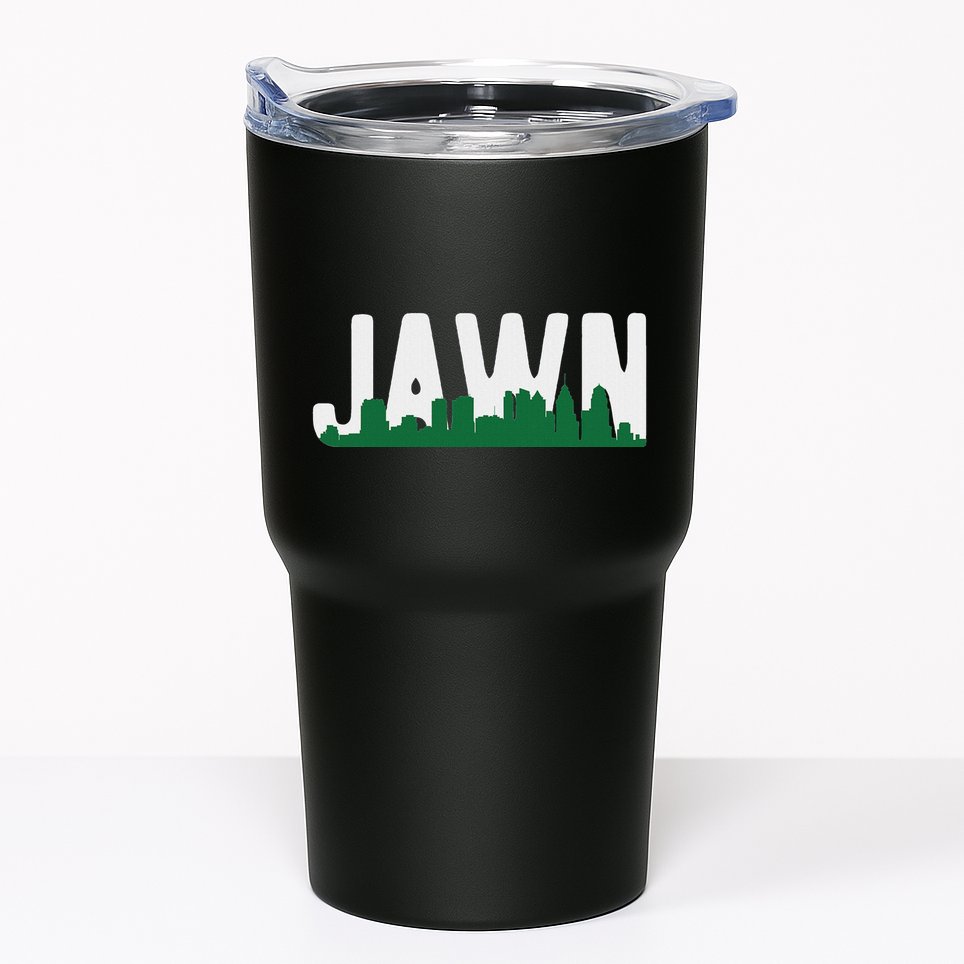 Jawn Philadelphia Pride Slang City Skyline Local Love Tumbler