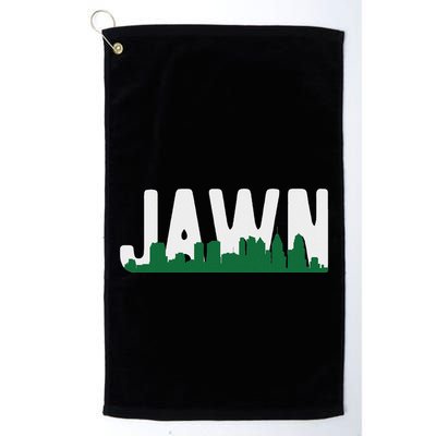 Jawn Philadelphia Pride Slang City Skyline Local Love Golf Towel