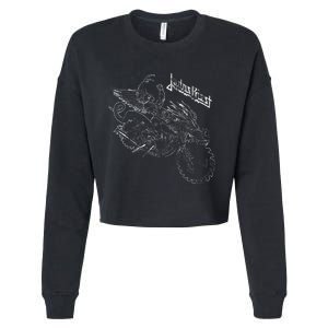 Judas Priest – Pain Killer Wireframe Cropped Pullover Crew