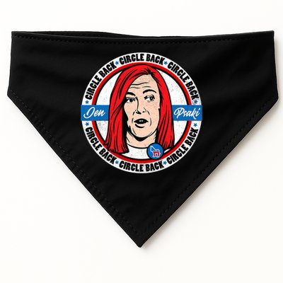 Jen Psaki Press Secretary Funny USA-Made Doggie Bandana