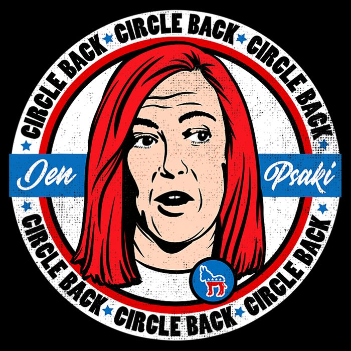 Jen Psaki Press Secretary Funny Cooling Performance Crew T-Shirt