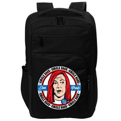 Jen Psaki Press Secretary Funny Impact Tech Backpack