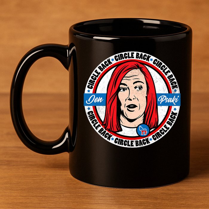 Jen Psaki Press Secretary Funny 11oz C Handle Ceramic Mug