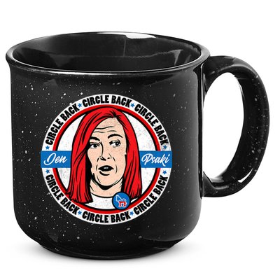 Jen Psaki Press Secretary Funny 15oz Campfire Ceramic Mug