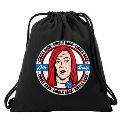 Jen Psaki Press Secretary Funny Drawstring Bag