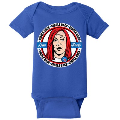 Jen Psaki Press Secretary Funny Baby Bodysuit