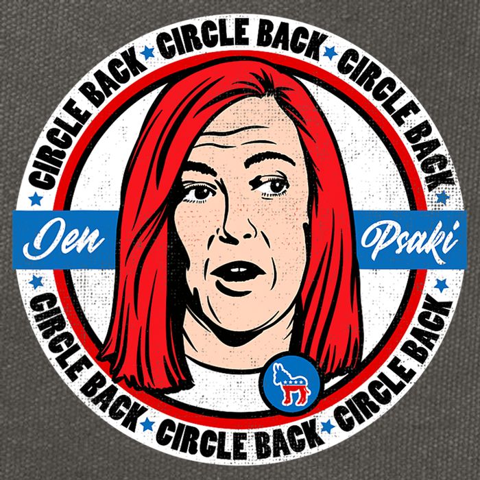 Jen Psaki Press Secretary Funny Cotton Canvas Backpack