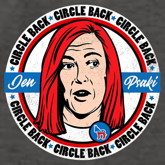 Jen Psaki Press Secretary Funny Vector Backpack