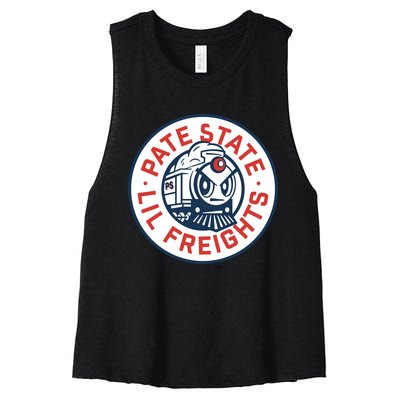 Josh Pate Pate State Lil Freights Women's Racerback Cropped Tank