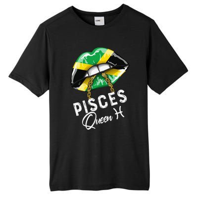 Jamaica Pisces Queen Zodiac Birthday Jamaican Wo Lips Tall Fusion ChromaSoft Performance T-Shirt