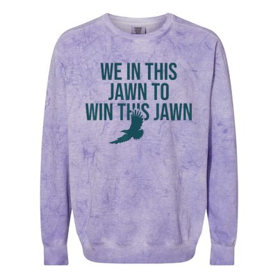 JAWN Philly quote IN THIS JAWN TO WIN THIS JAWN Colorblast Crewneck Sweatshirt