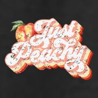 Just Peachy Retro 70s Georgia Peaches Summer Fruit 25L Jumbo Tote