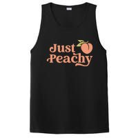 Just Peachy Retro 70s Georgia Peaches Summer Fruit PosiCharge Competitor Tank