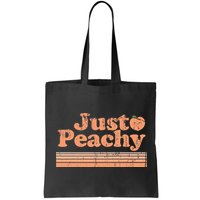 Just Peachy Retro 70s Georgia Peaches Summer Fruit Bag