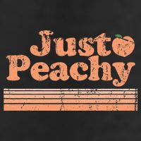 Just Peachy Retro 70s Georgia Peaches Summer Fruit 25L Jumbo Tote