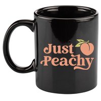 Just Peachy Retro 70s Georgia Peaches Summer Fruit 11oz C Handle Ceramic Mug