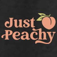 Just Peachy Retro 70s Georgia Peaches Summer Fruit 25L Jumbo Tote