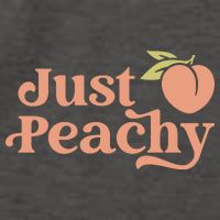 Just Peachy Retro 70s Georgia Peaches Summer Fruit Vector Backpack
