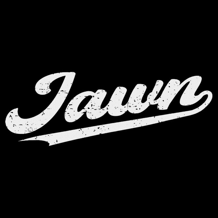 Jawn Philadelphia Retro Throwback Script Funny Slang Flat Bill Trucker Hat