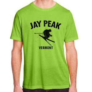 Jay Peak Skiing Gift Vermont Ski Cool Gift Adult ChromaSoft Performance T-Shirt