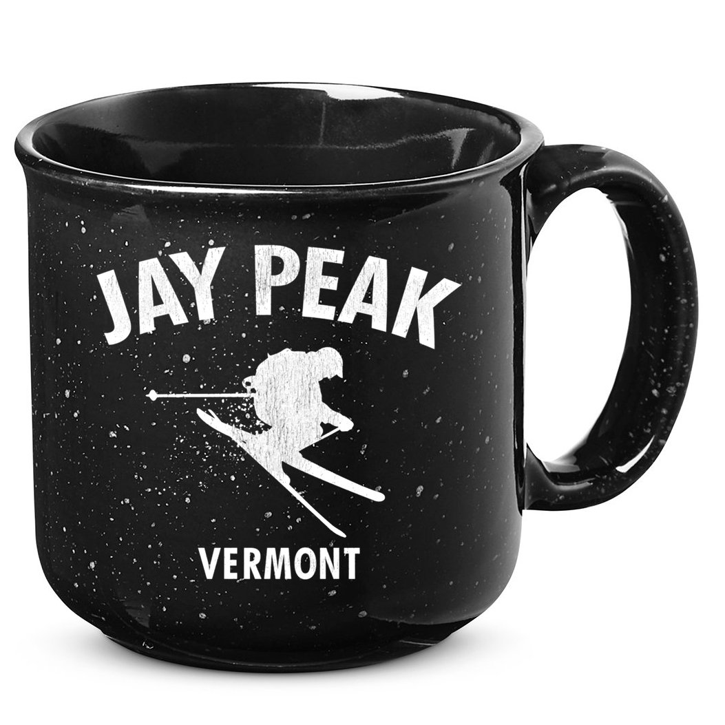 Jay Peak Skiing Gift Vermont Ski Cool Gift 15oz Campfire Ceramic Mug