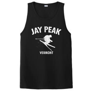 Jay Peak Skiing Gift Vermont Ski Cool Gift PosiCharge Competitor Tank