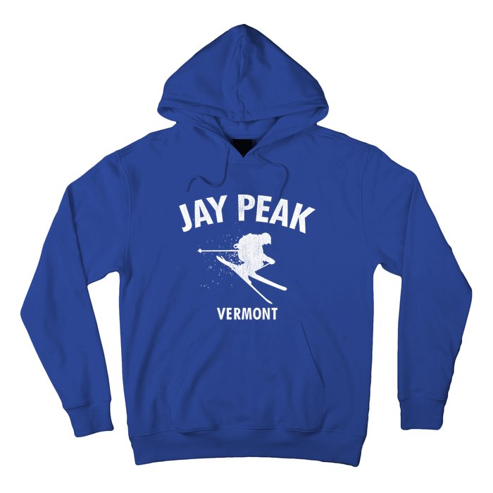 Jay Peak Skiing Gift Vermont Ski Cool Gift Hoodie