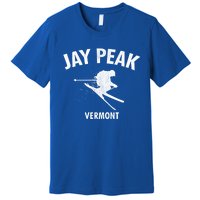 Jay Peak Skiing Gift Vermont Ski Cool Gift Premium T-Shirt