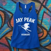 Jay Peak Skiing Gift Vermont Ski Cool Gift Womens Tank Top