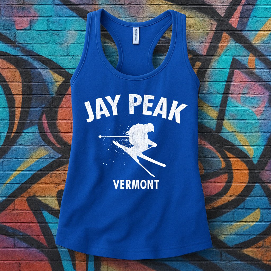 Jay Peak Skiing Gift Vermont Ski Cool Gift Womens Tank Top