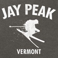 Jay Peak Skiing Gift Vermont Ski Cool Gift Cotton Canvas Backpack