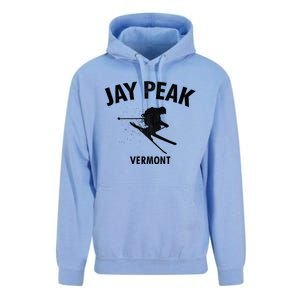 Jay Peak Skiing Gift Vermont Ski Cool Gift Unisex Surf Hoodie