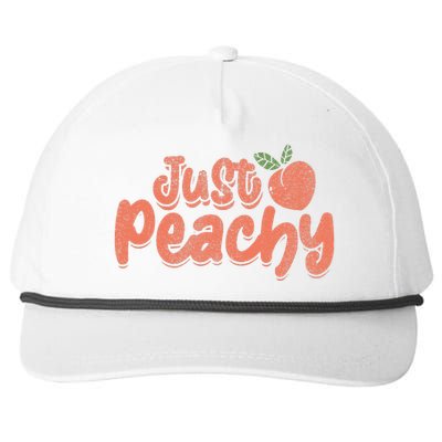 Just Peachy Sassy Summer Loving Peachy Snapback Five-Panel Rope Hat