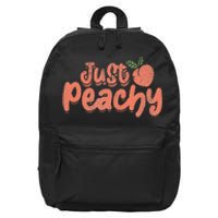 Just Peachy Sassy Summer Loving Peachy 16 in Basic Backpack