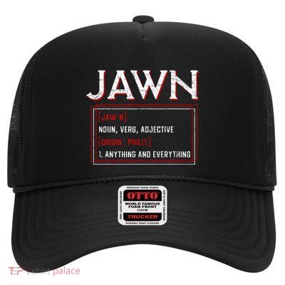 Jawn Philadelphia Slang Resident Hometown Pride High Crown Mesh Back Trucker Hat