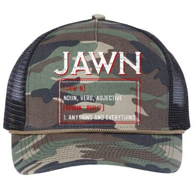 Jawn Philadelphia Slang Resident Hometown Pride Retro Rope Trucker Hat Cap