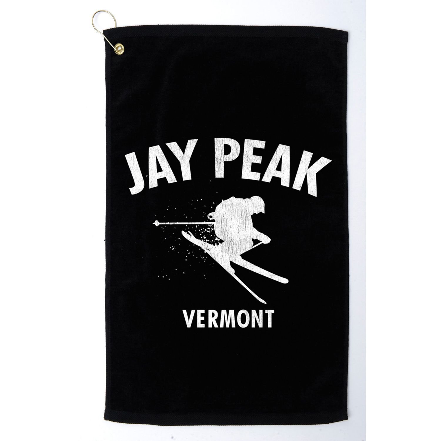 Jay Peak Skiing Funny Gift Vermont Ski Gift Cool Gift Golf Towel
