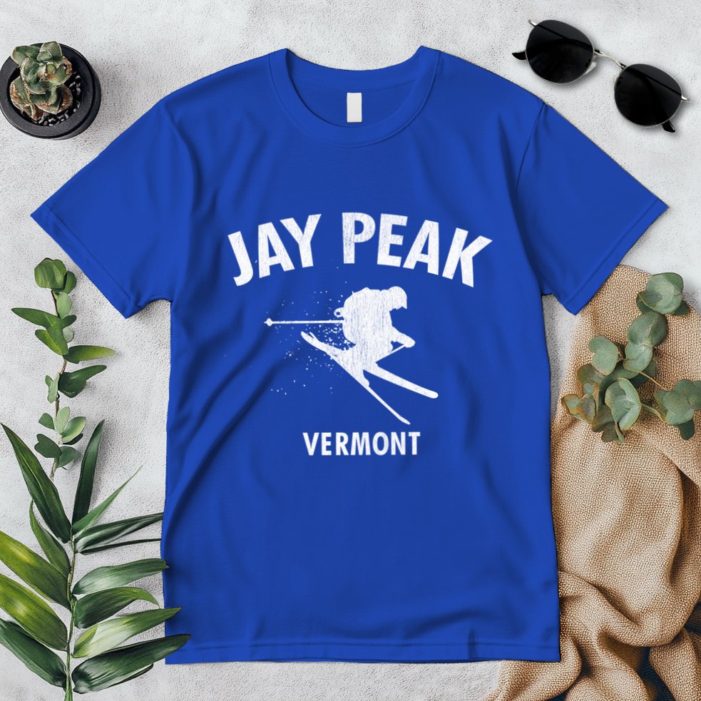 Jay Peak Skiing Funny Gift Vermont Ski Gift Cool Gift Premium T-Shirt