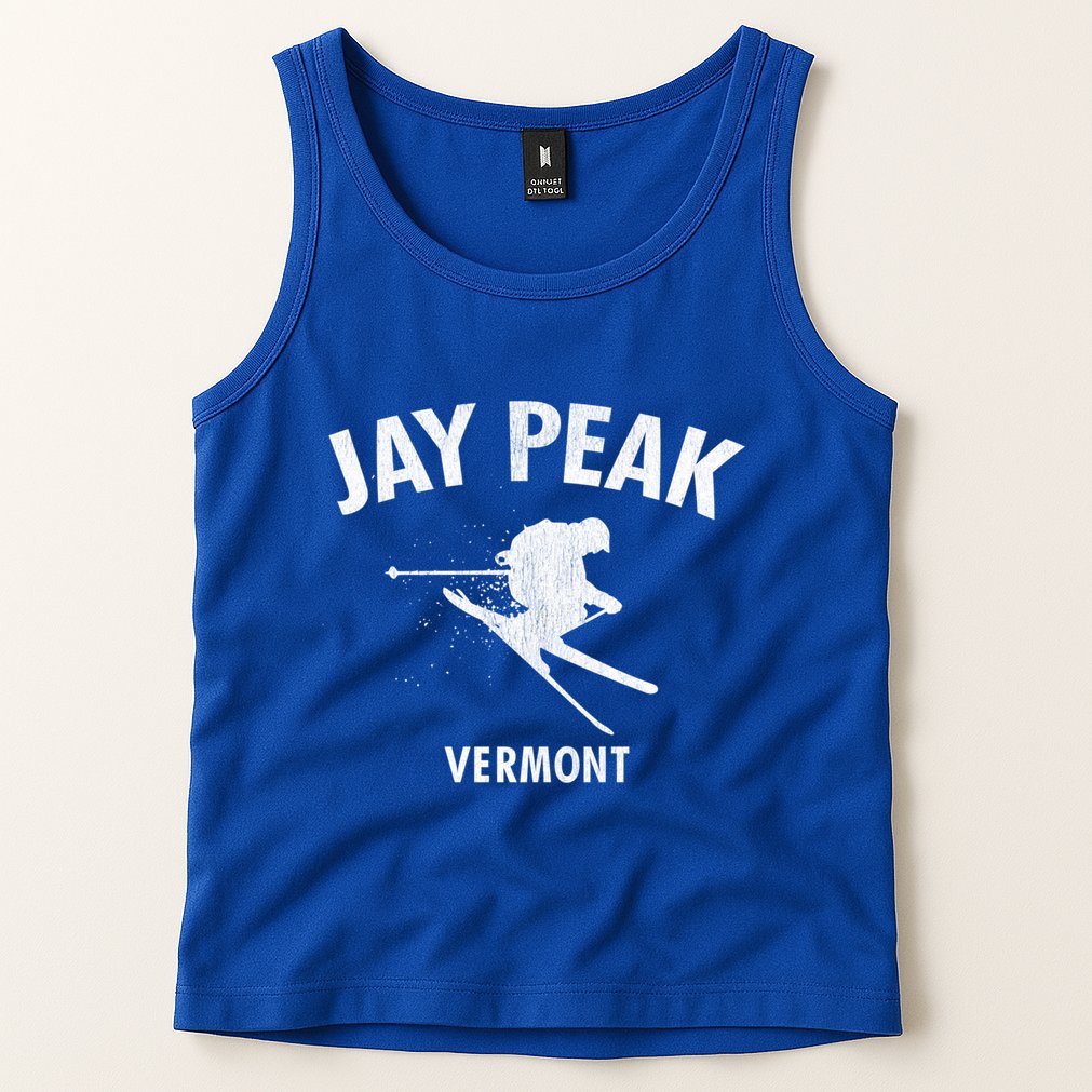 Jay Peak Skiing Funny Gift Vermont Ski Gift Cool Gift Tank Top
