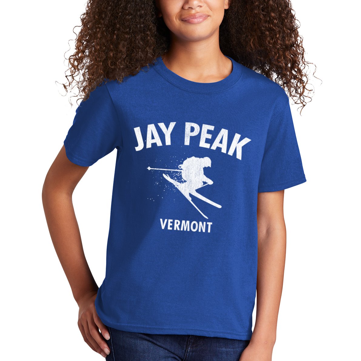 Jay Peak Skiing Funny Gift Vermont Ski Gift Cool Gift Kids T-Shirt