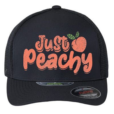 Just Peachy Sassy Summer Loving Peachy Flexfit Unipanel Trucker Cap
