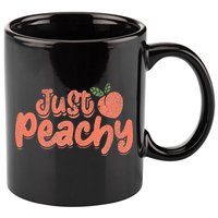 Just Peachy Sassy Summer Loving Peachy 11oz C Handle Ceramic Mug
