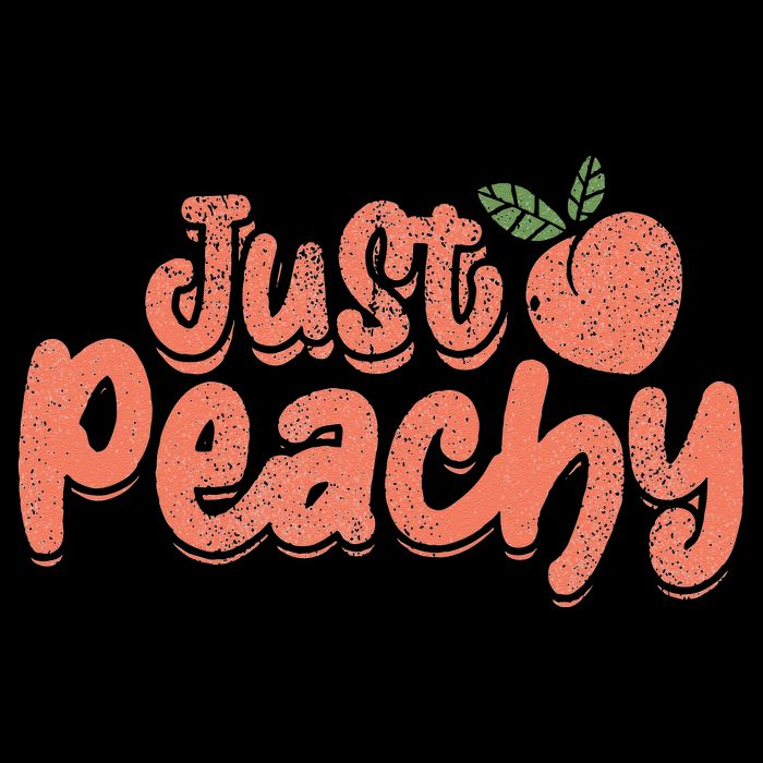 Just Peachy Sassy Summer Loving Peachy Drawstring Bag