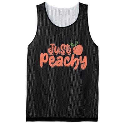 Just Peachy Sassy Summer Loving Peachy Mesh Reversible Basketball Jersey Tank